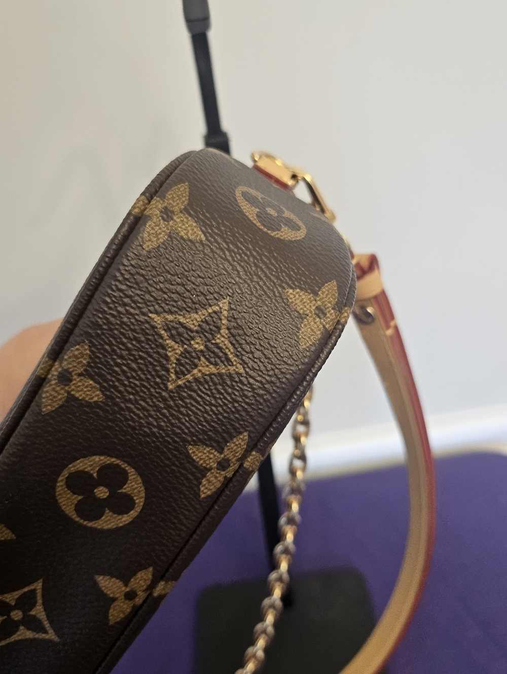 Louis Vuitton Ivy Wallet On Chain Monogram Microchipped w/ Dustbag - Picture 9 of 15